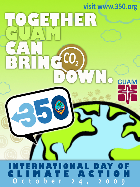 350 Together Guam can bring CO2 down.